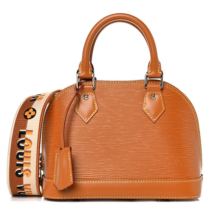 Louis Vuitton Epi Jacquard Alma BB Honey Gold 1 of 8