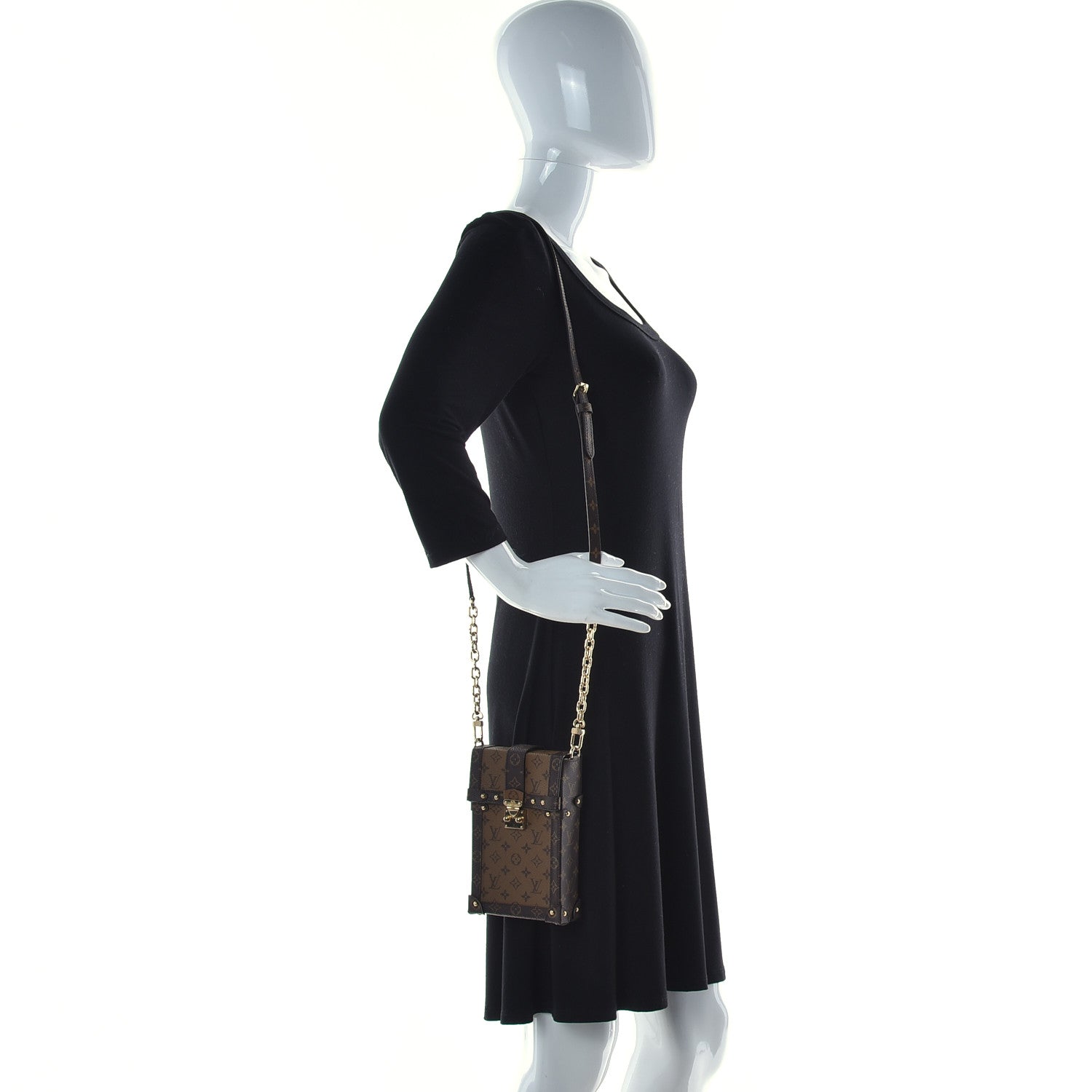 Louis Vuitton Reverse Monogram Pochette Trunk Verticale 2 of 8