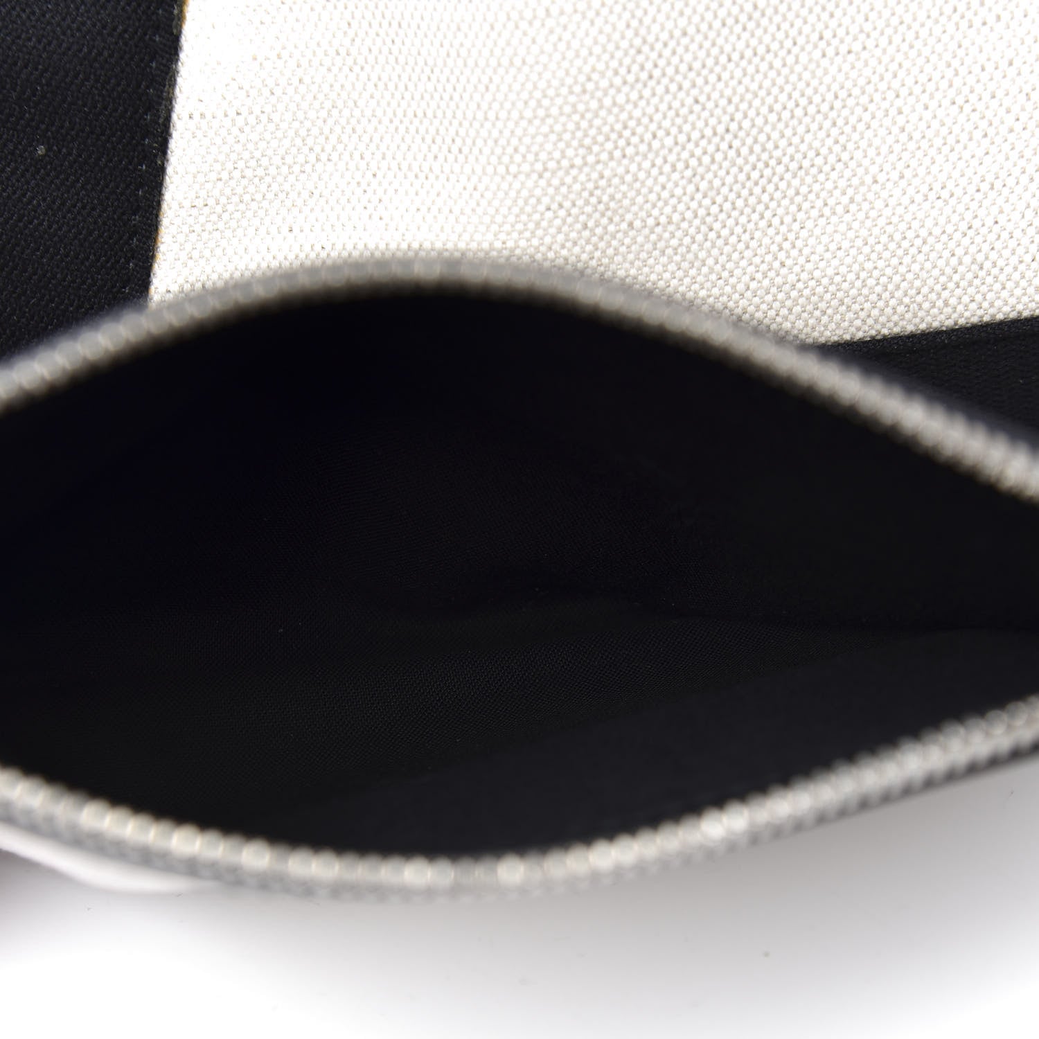 Balenciaga Cotton Canvas Calfskin M Navy Cabas Natural Black 7 of 13
