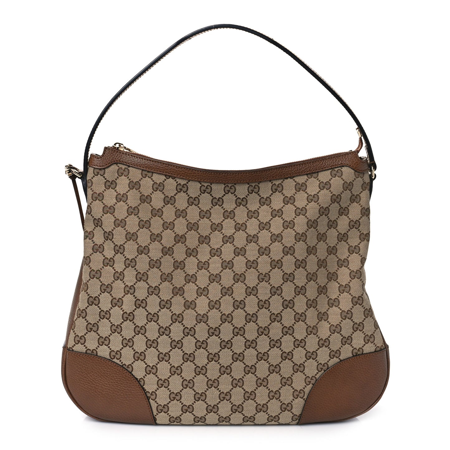Soft GG Monogram Large Margaux Hobo Brown