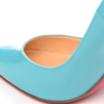 Christian Louboutin Patent So Kate 120 Pumps 37 Pacific 11 of 15