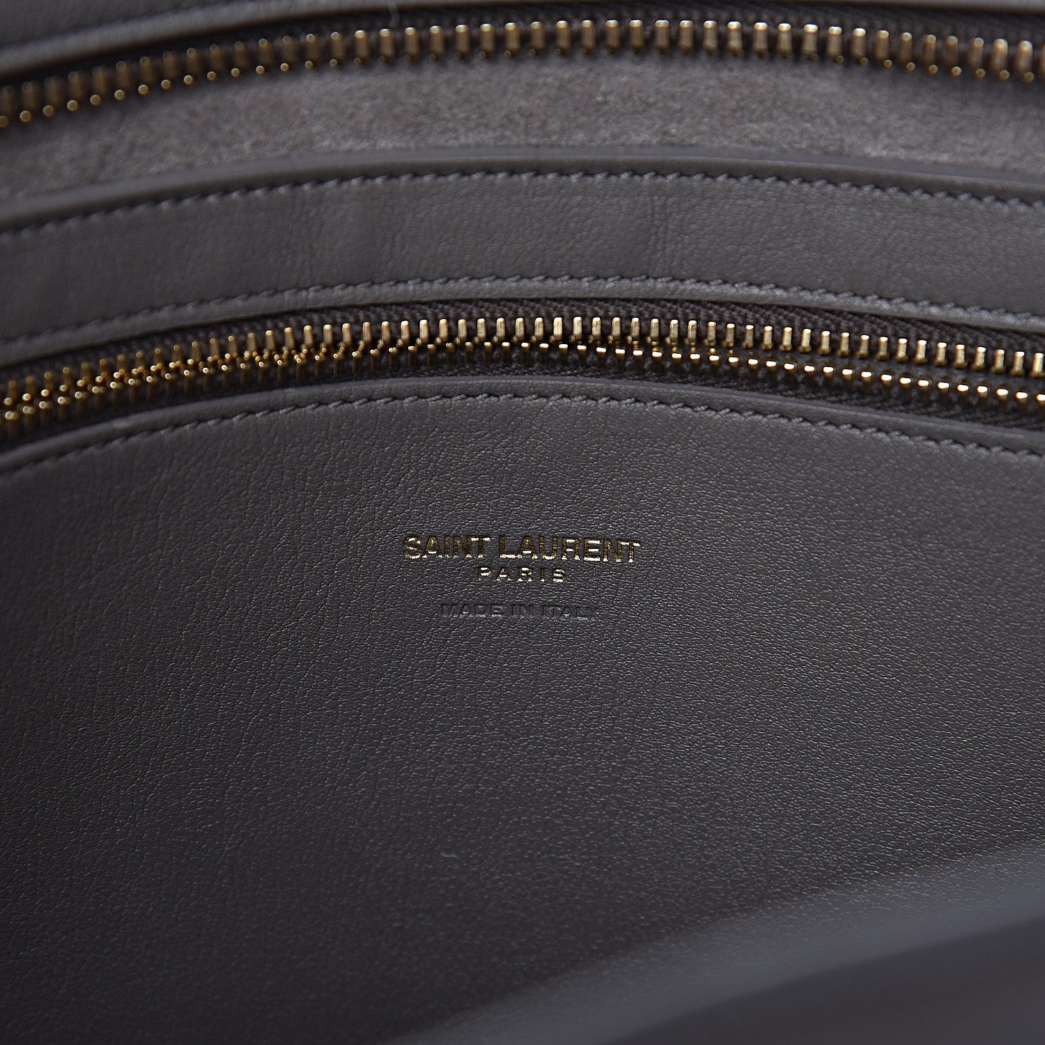 Saint Laurent Smooth Calfskin Medium Monogram Cabas Fog 7 of 17