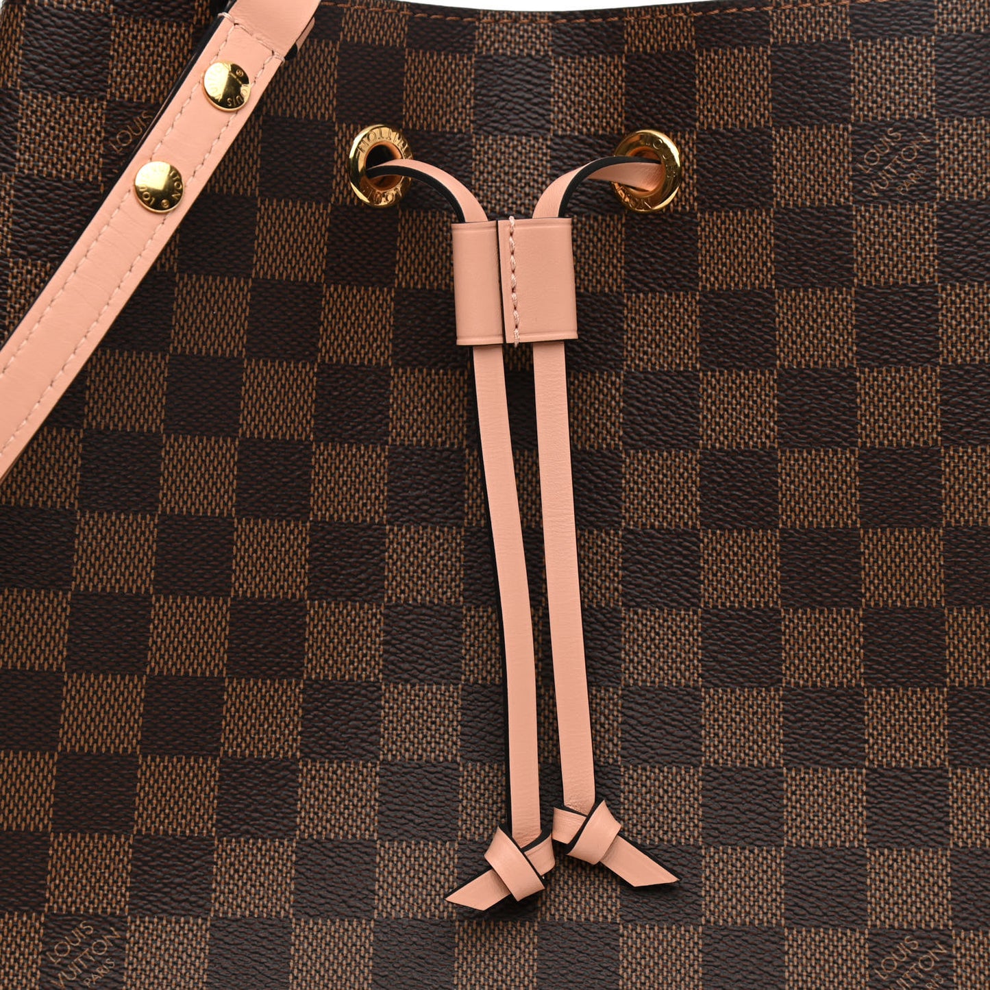 Damier Ebene Neonoe MM Venus Pink