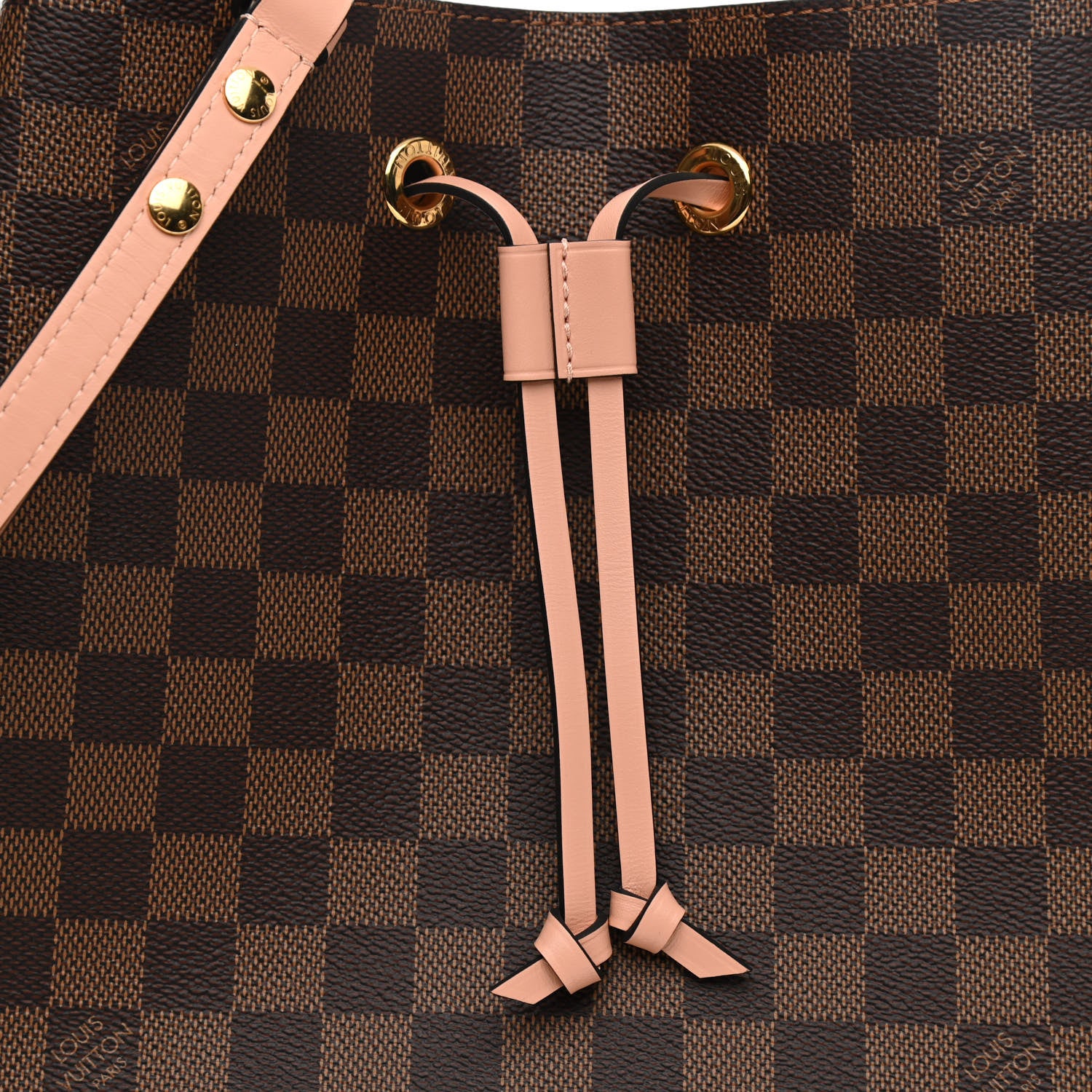 Louis Vuitton Damier Ebene Neonoe MM Venus Pink 8 of 10