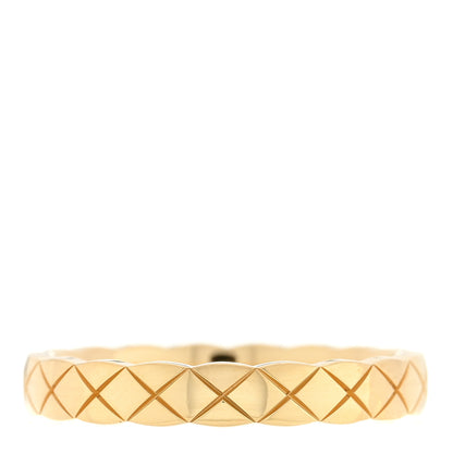 Chanel 18K Yellow Gold Mini Coco Crush Ring 54 6.75 3 of 4