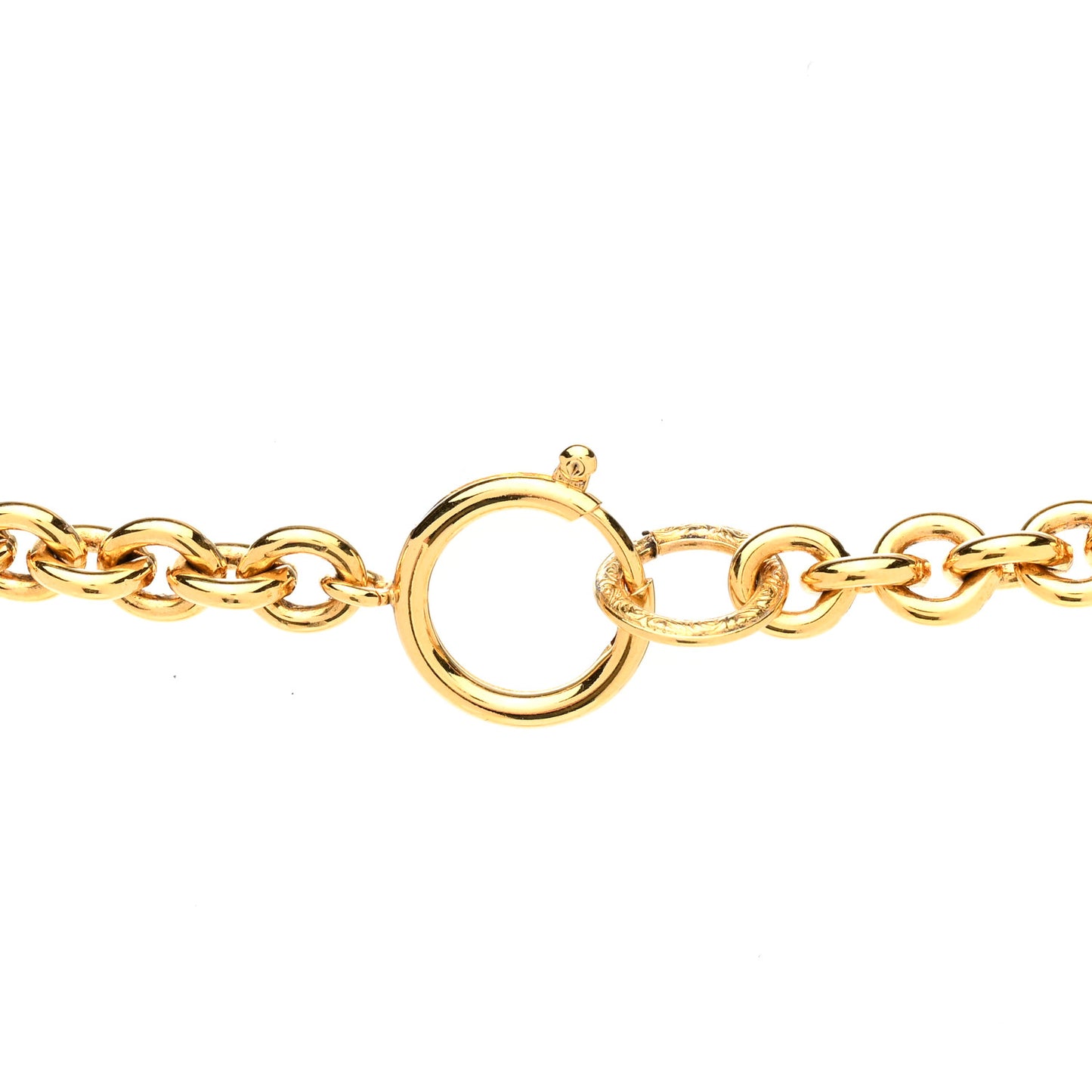 CC Pendant Necklace Gold