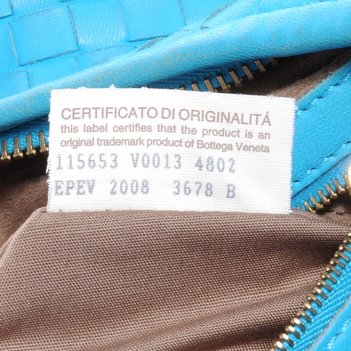 Nappa Intrecciato Medium Veneta Hobo Turquoise