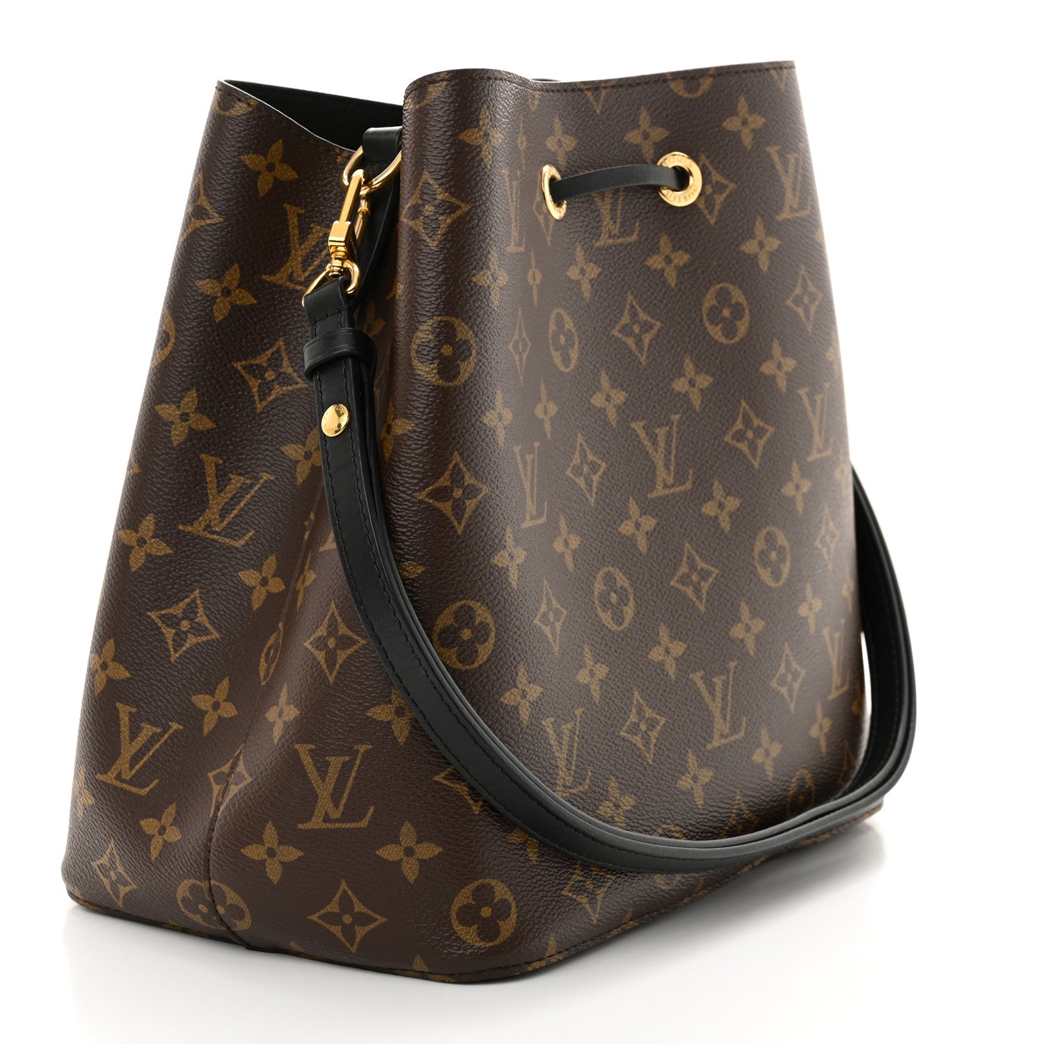 Louis Vuitton Monogram Neonoe MM Black 3 of 9