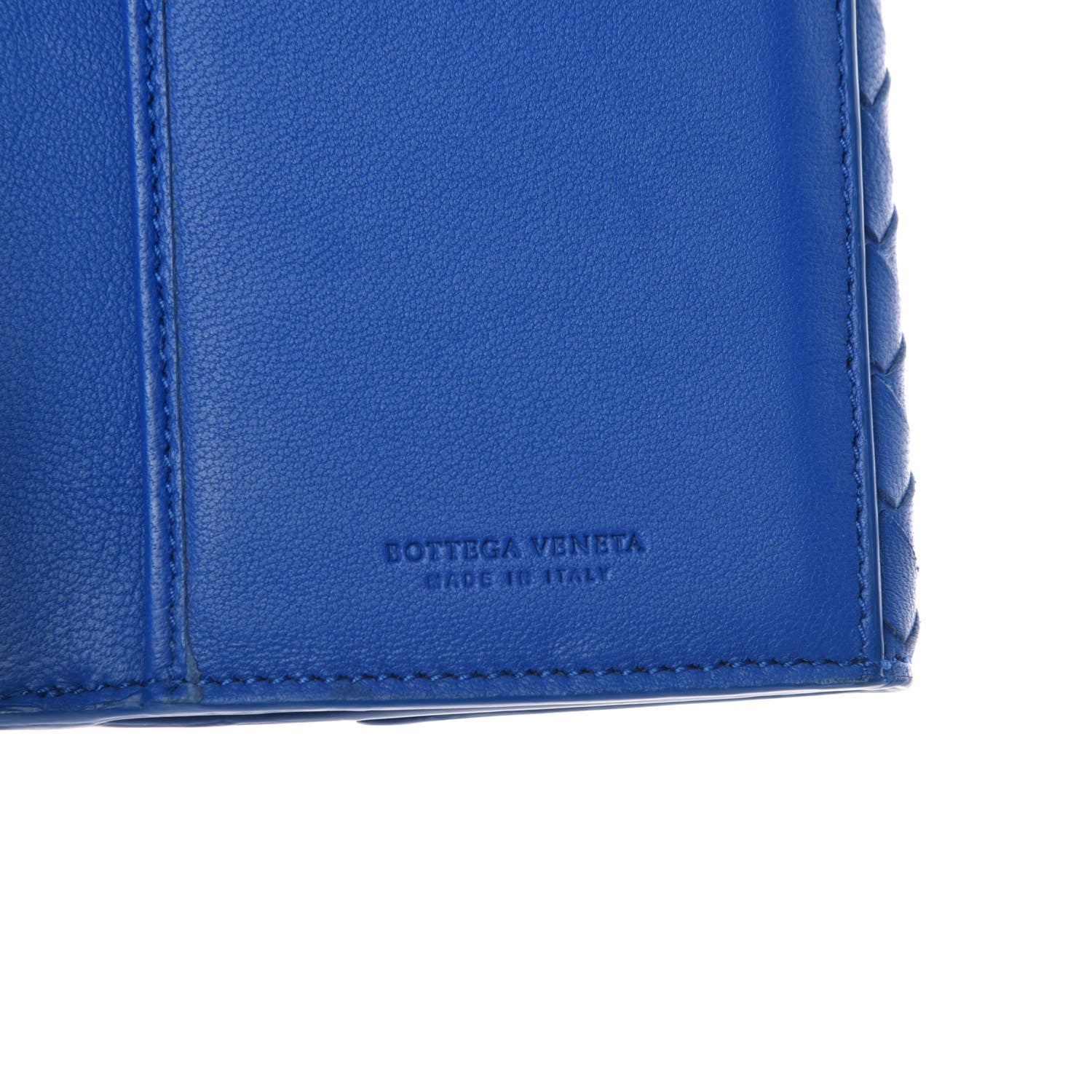 Bottega Veneta Nappa Intrecciato Continental Wallet Signal Blue 6 of 11