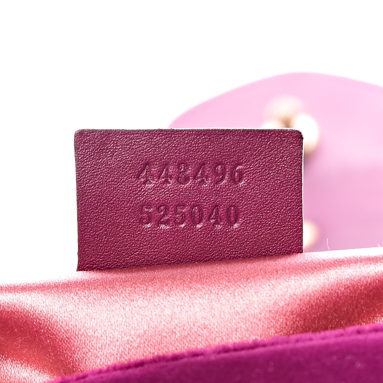 Gucci Velvet Matelasse Medium GG Marmont Shoulder Bag Fuchsia Violet Cyclamen 7 of 14