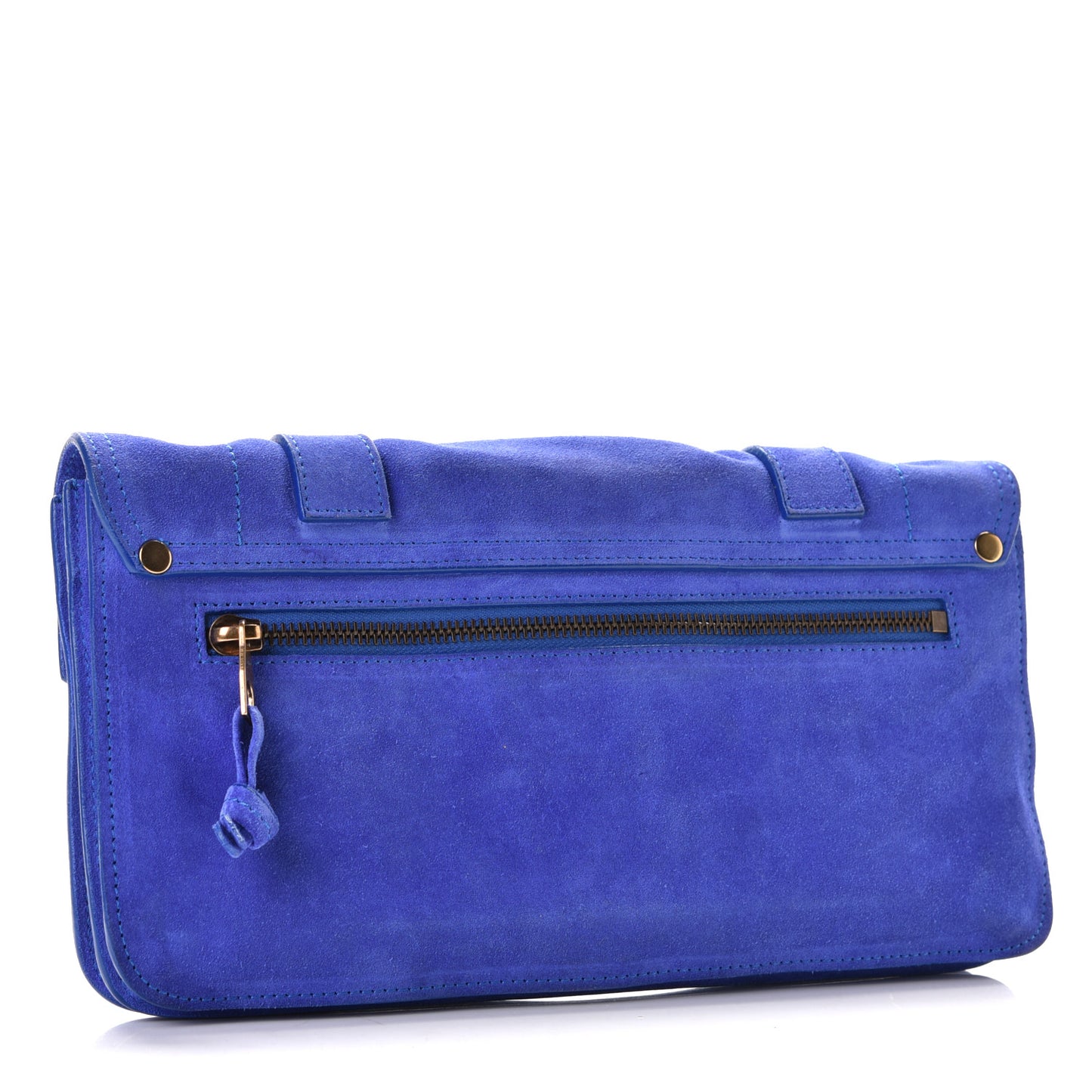 Suede PS1 Pochette Clutch Royal Blue