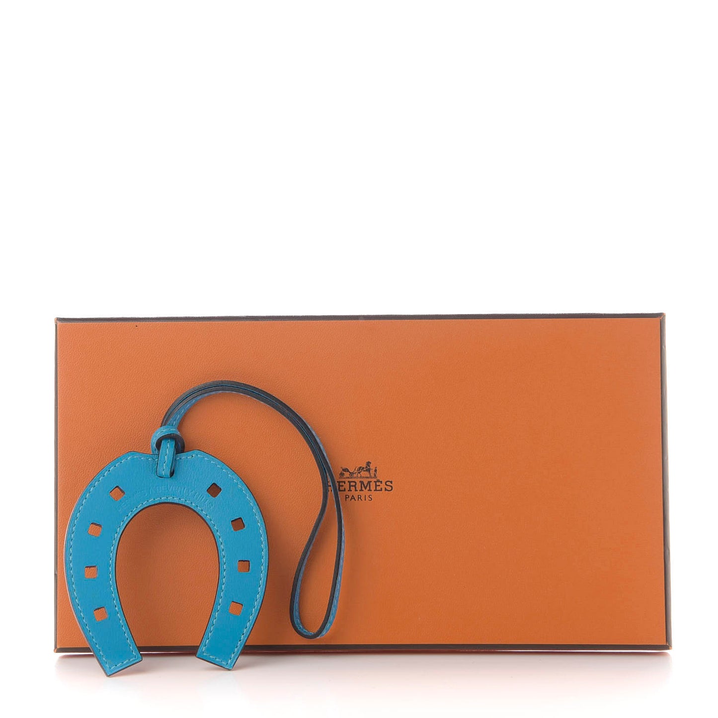 Swift Paddock Horseshoe Bag Charm Turquoise