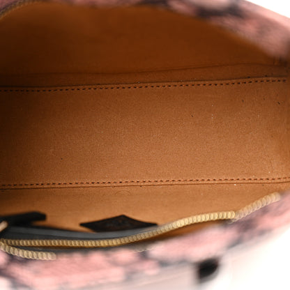 MCM Snakeskin Embossed Mini Toni Shopper Tote Blush Pink 5 of 13