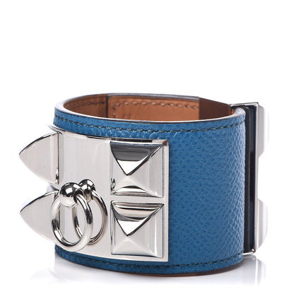 Hermes Epsom Collier de Chien CDC Bracelet XS Bleu Izmir 1 of 6