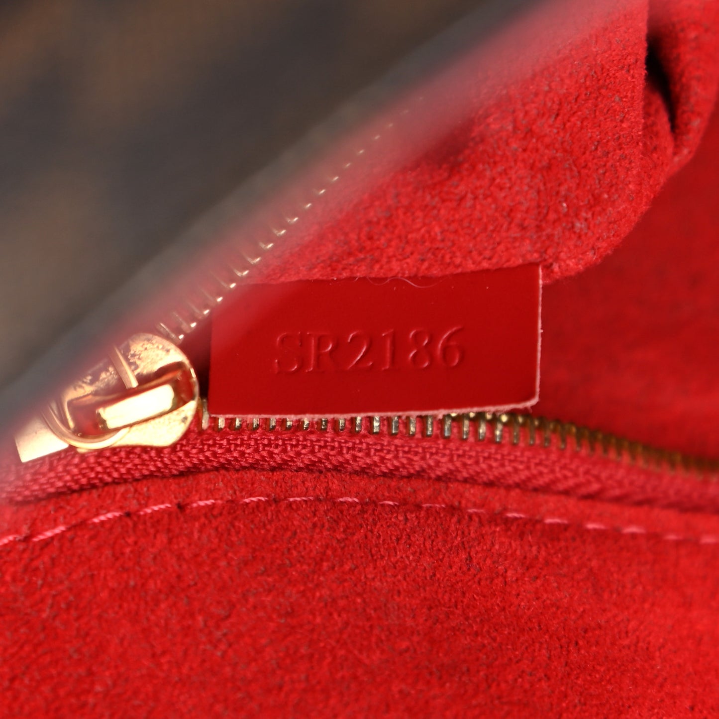 Damier Ebene Caissa Hobo Cherry