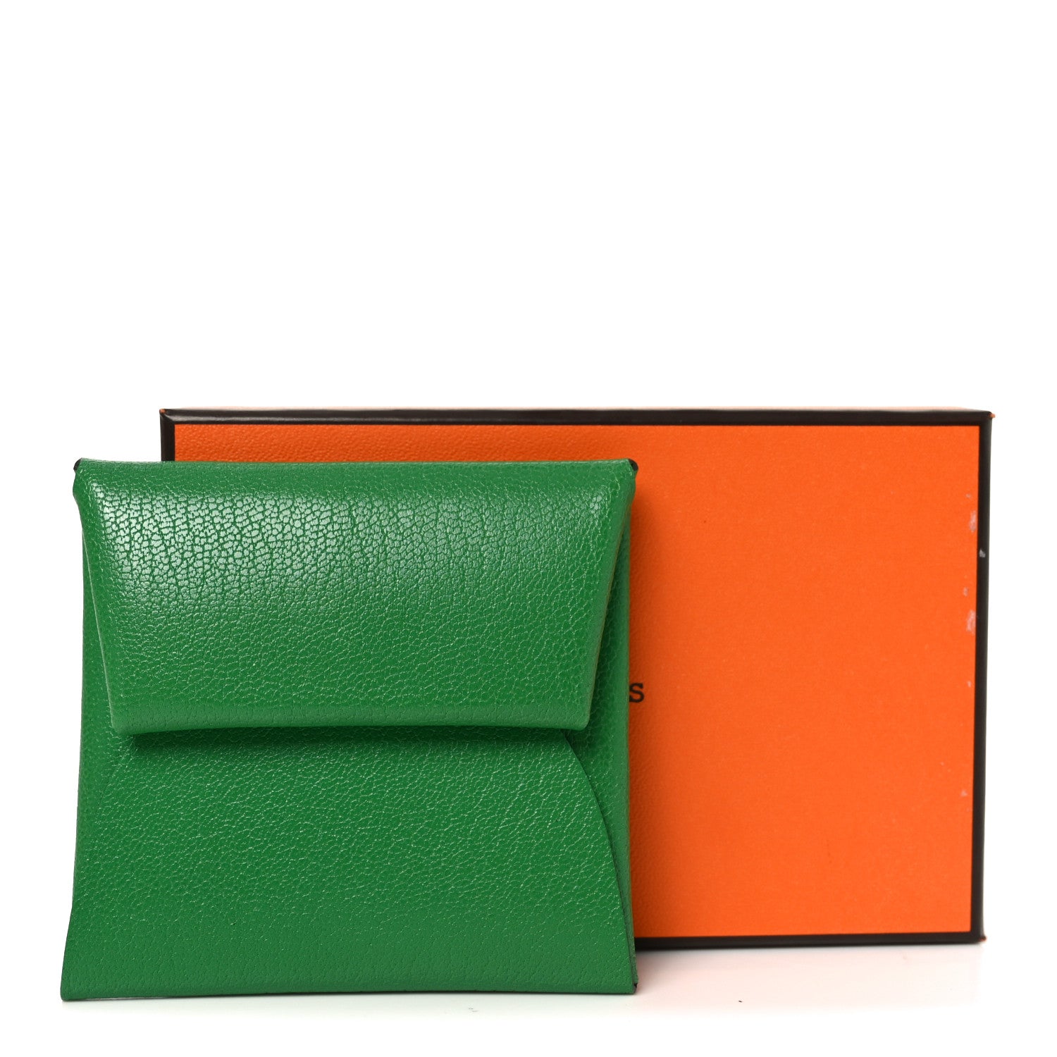 Hermes Chevre Mysore Bastia Coin Purse Bambou 8 of 8