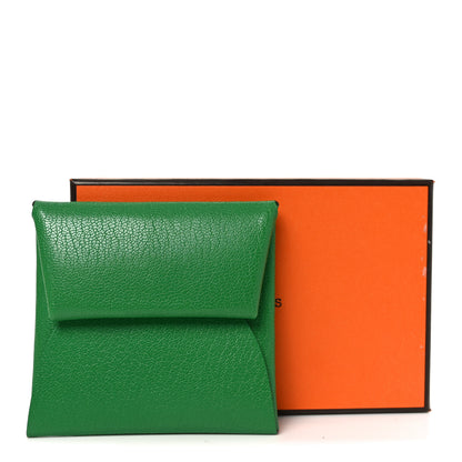 Hermes Chevre Mysore Bastia Coin Purse Bambou 8 of 8