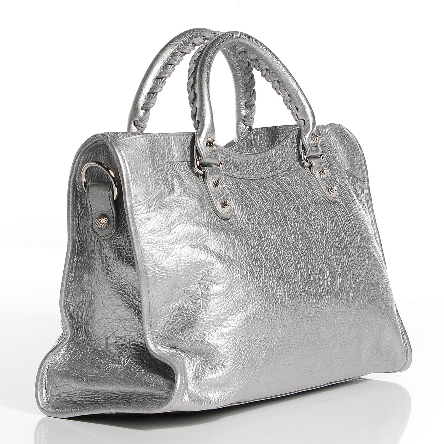 Balenciaga Agneau Giant 12 Silver Hardware City Gris Aluminum 5 of 14