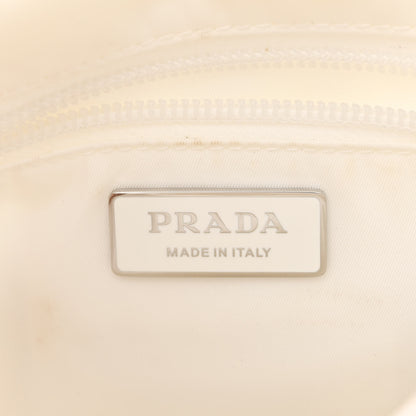 Prada Re-Nylon Vitello Padded Small Flap Shoulder Bag White 6 of 13