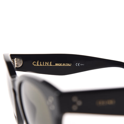 Celine Thin Preppy Sunglasses CL 41049/S Black 6 of 8
