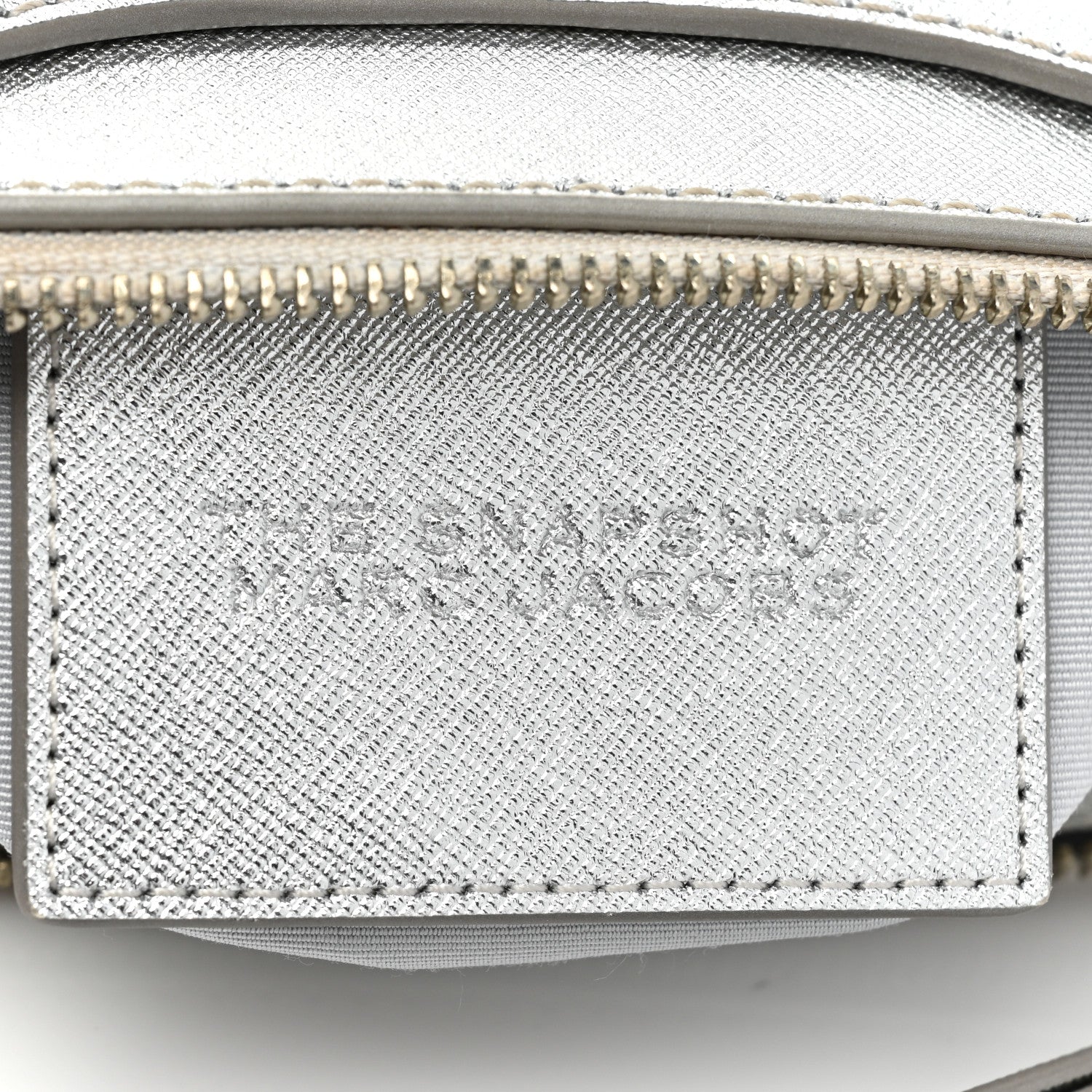 Marc Jacobs Saffiano Small Snapshot Camera Bag Silver 7 of 10