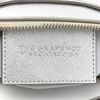 Marc Jacobs Saffiano Small Snapshot Camera Bag Silver 7 of 10
