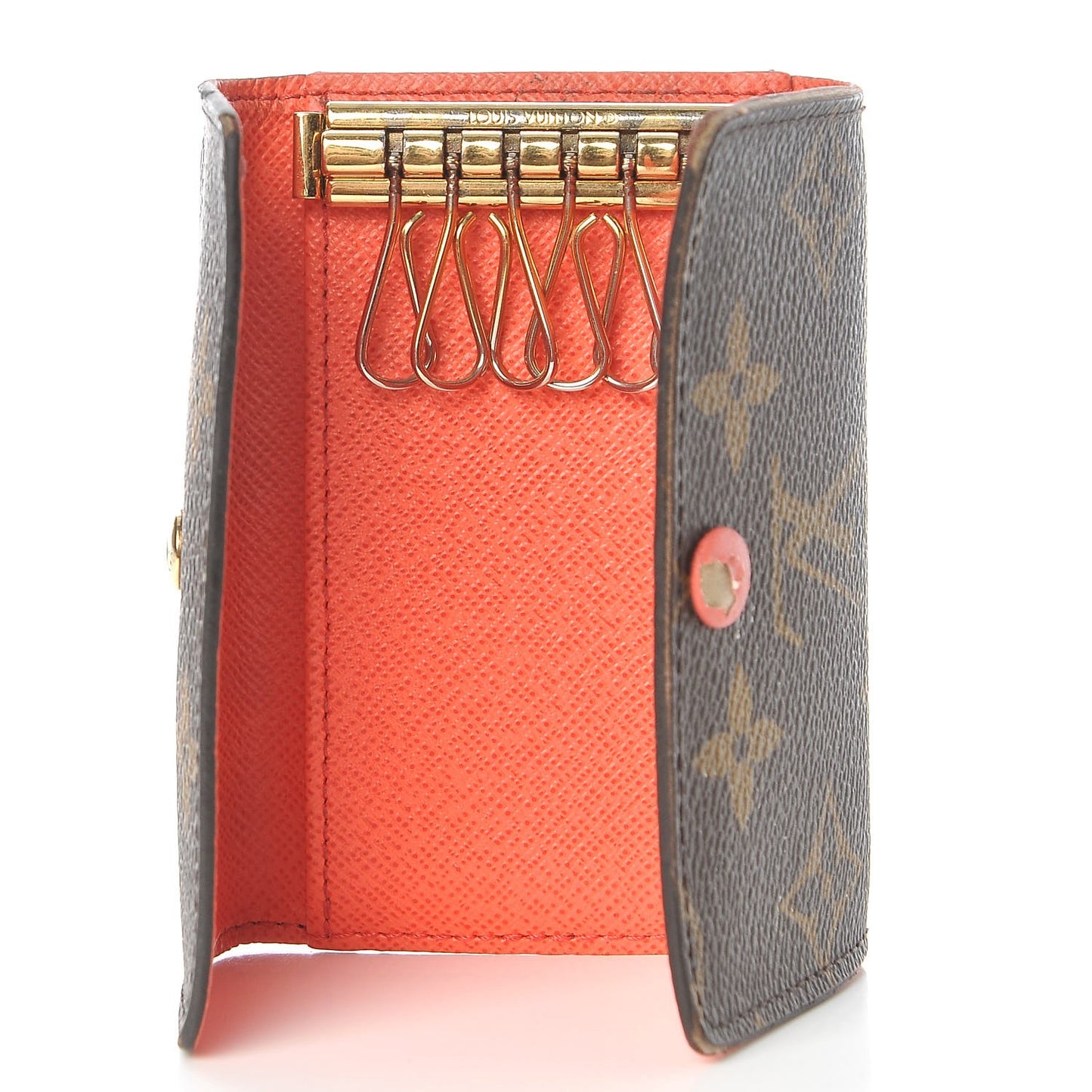 Monogram 6 Key Multicles Holder Poppy