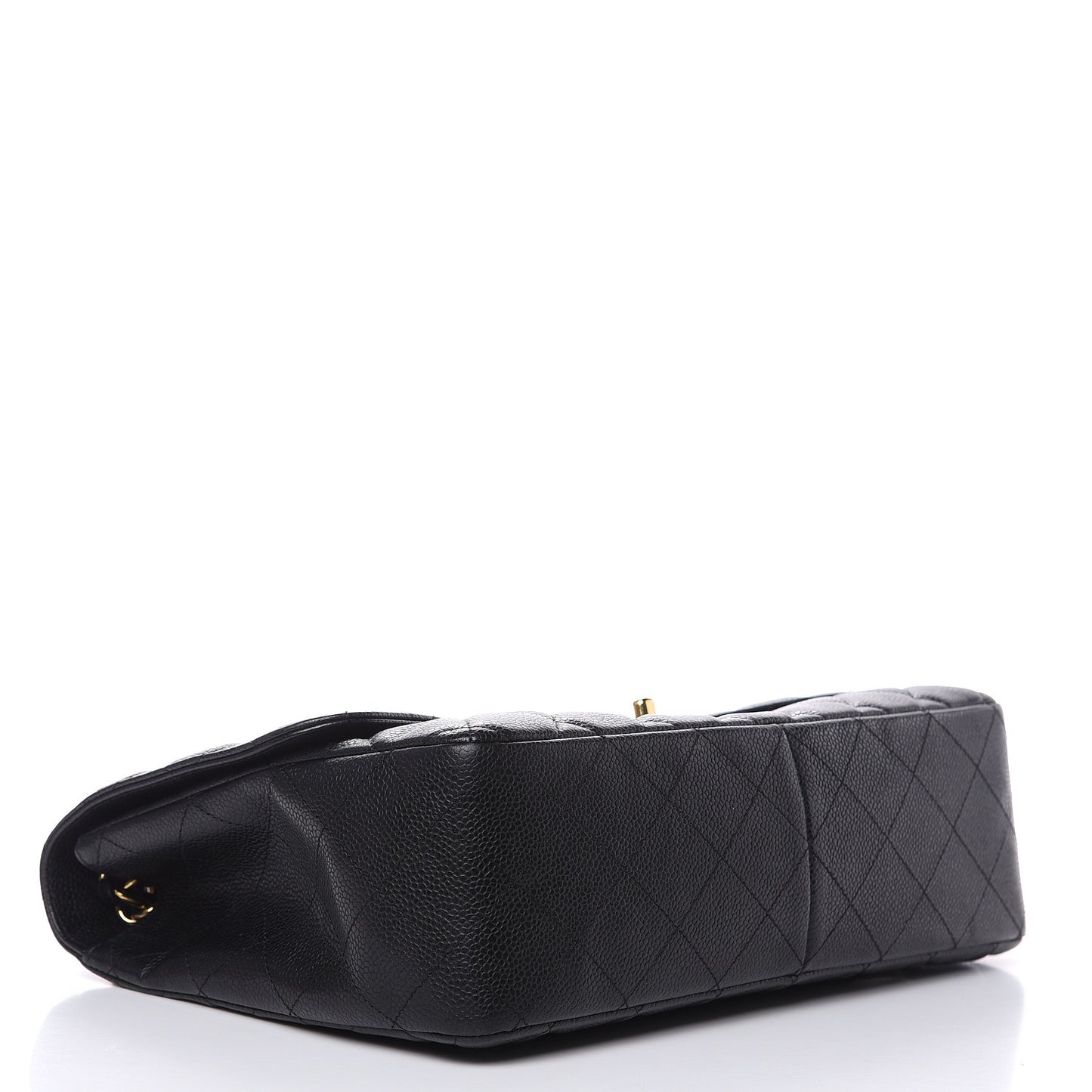 Caviar Quilted Jumbo Single Flap Black
