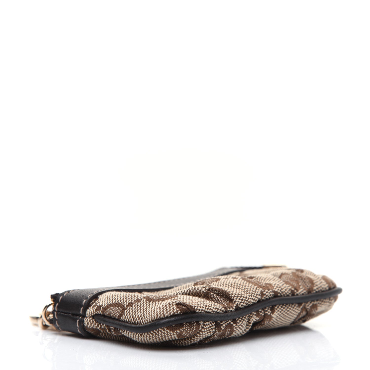 Gucci Monogram Interlocking G Small Coin Purse Dark Brown 4 of 12