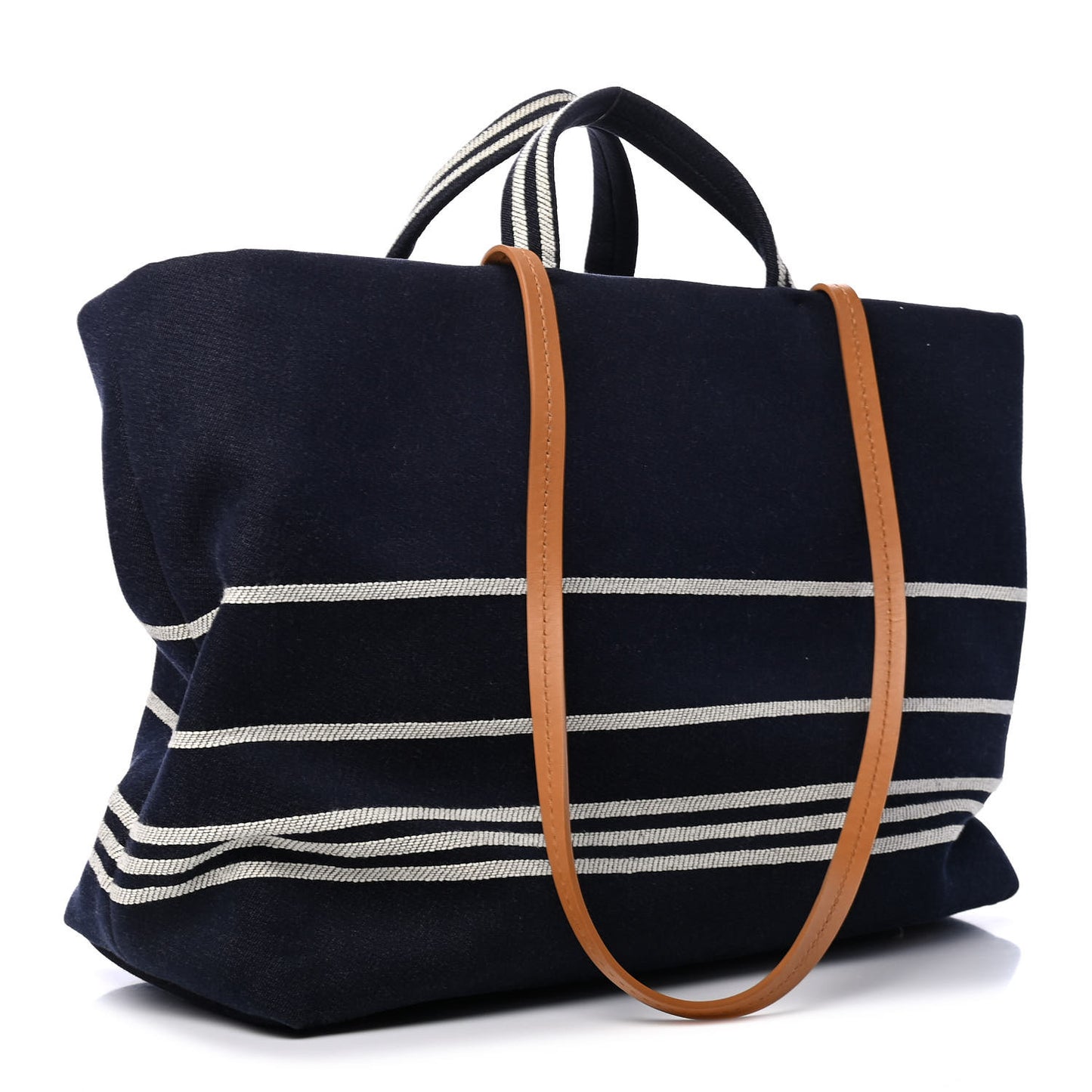 Denim Large Shopping Tote Blue