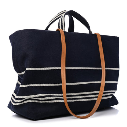 Chanel Denim Large Shopping Tote Blue 2 of 4