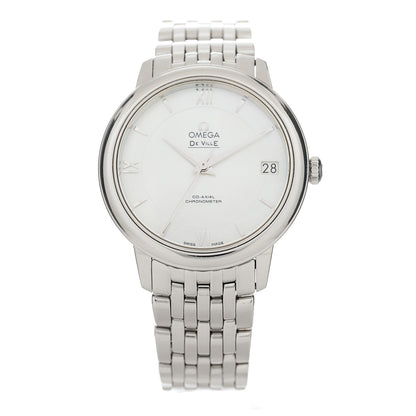 Omega Stainless Steel Mother of Pearl 32mm De Ville Prestige Co-Axial Automatic Watch 424.10.33.20.05.001 1 of 5