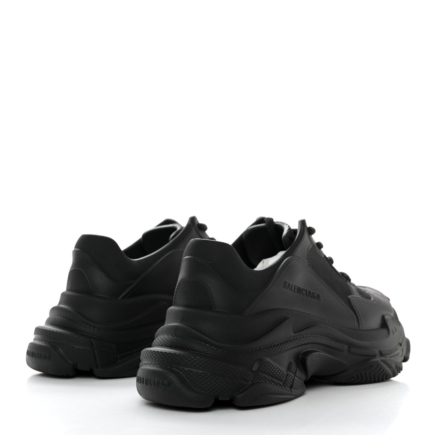 EVA Molded Mens Triple S Sneakers 40 Black
