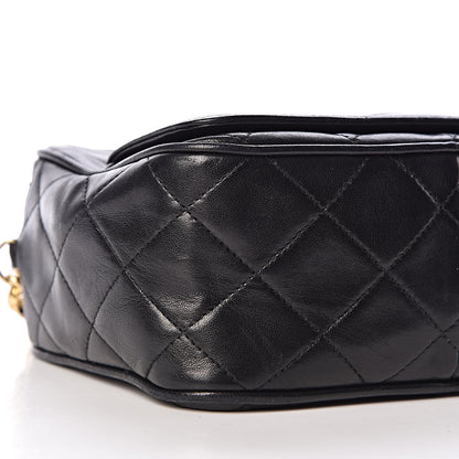 Chanel Lambskin Quilted Tassel Camera Case Black 8 of 10