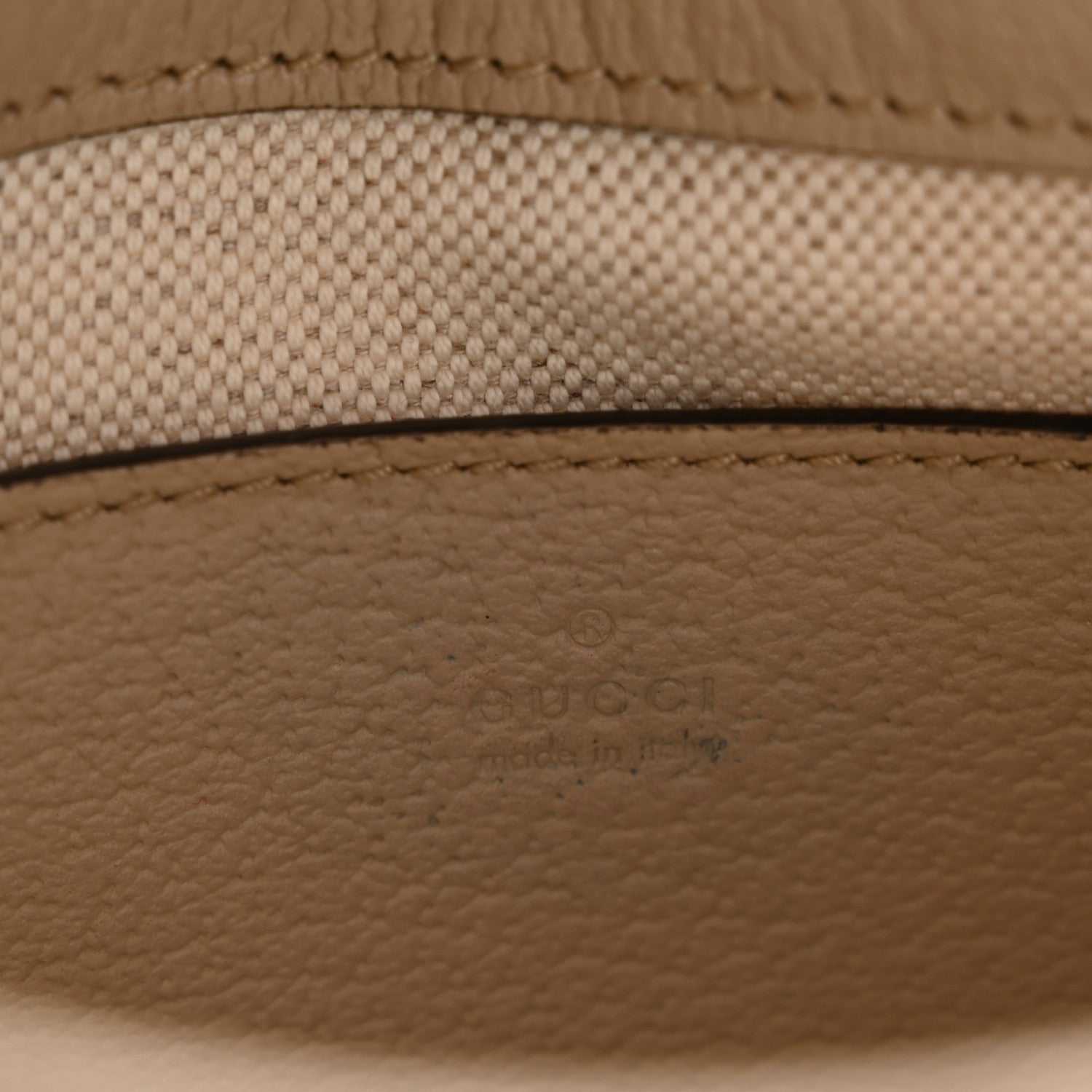 Gucci GG Supreme Monogram Textured Dollar Calfskin Mini Jackie