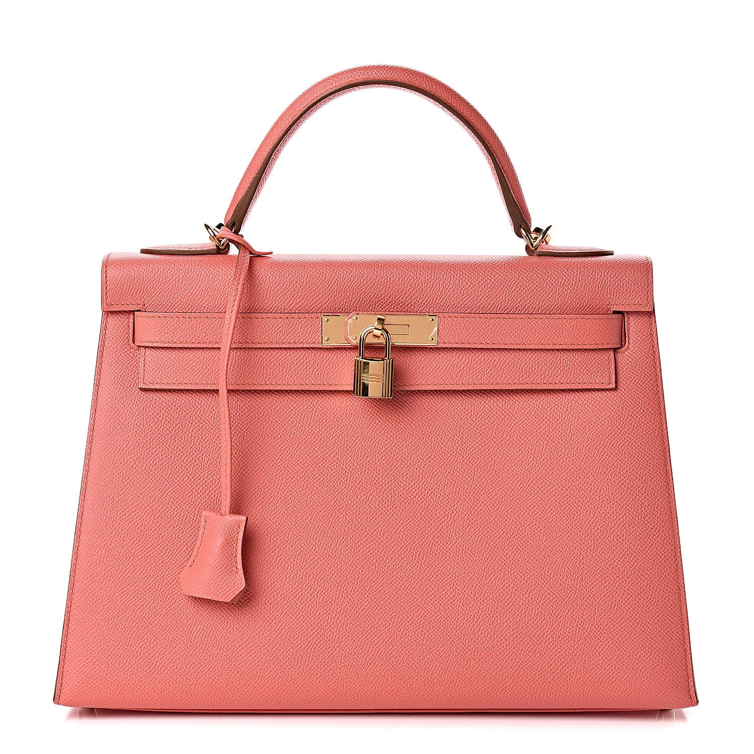 Hermes Epsom Kelly Sellier 32 Flamingo 1 of 16