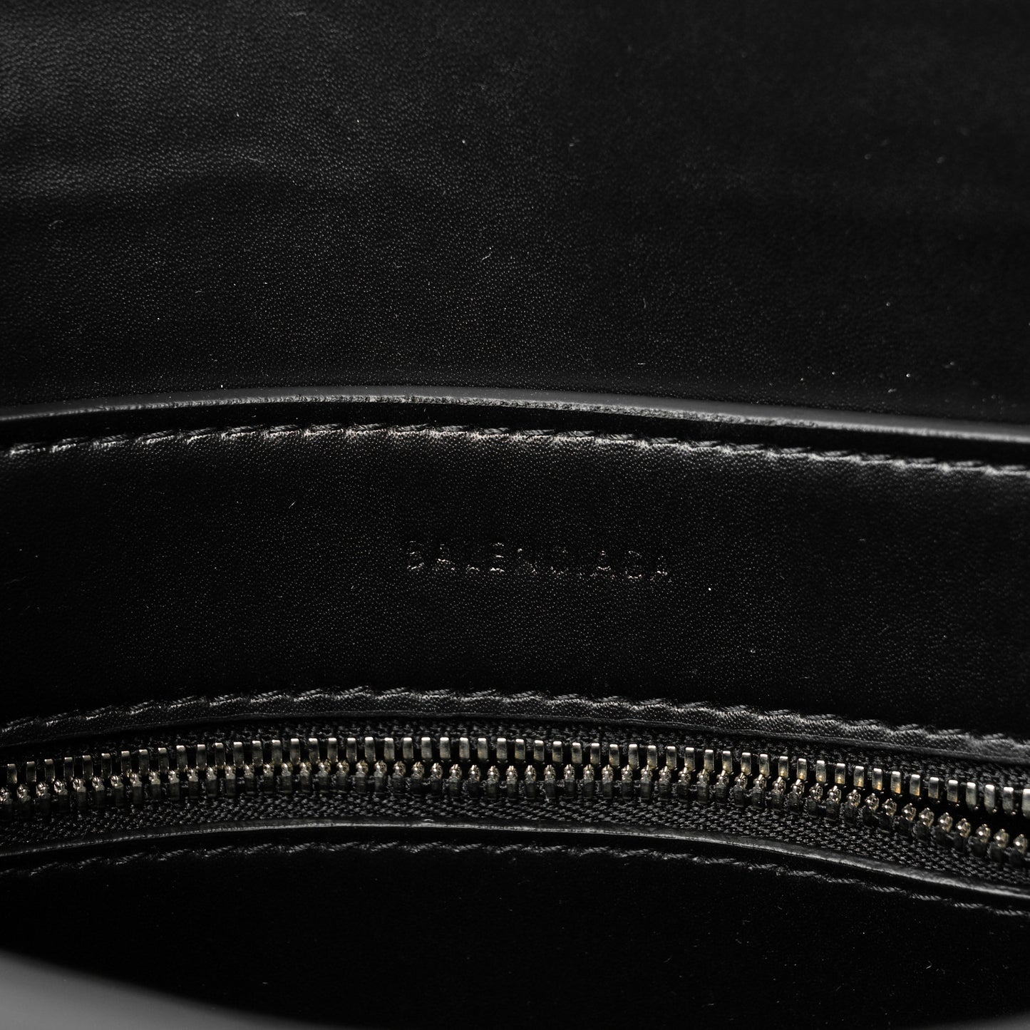 Shiny Calfskin Logo Crocodile Embossed XXS Everyday Tote Indigo