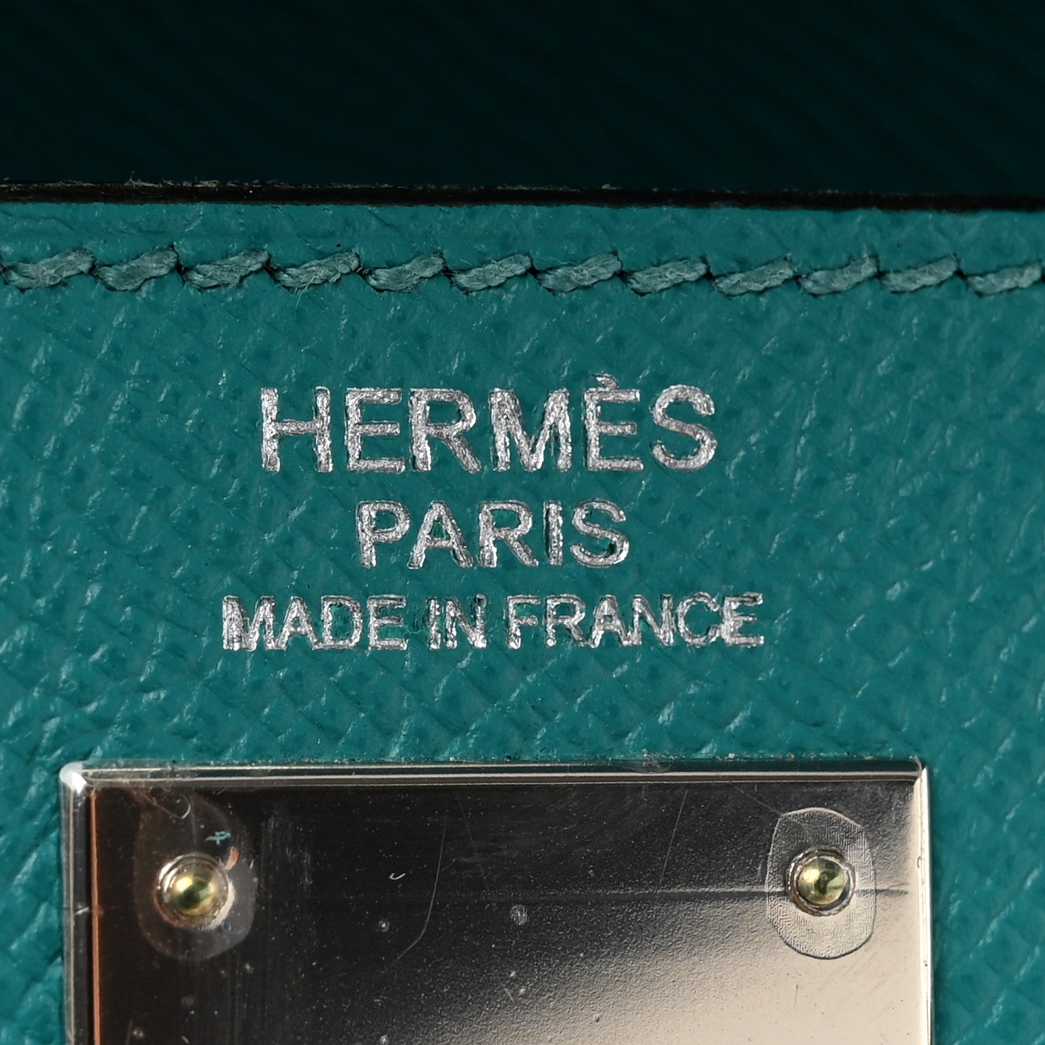 Hermes Epsom Kelly Sellier 32 Bleu Paon 6 of 13