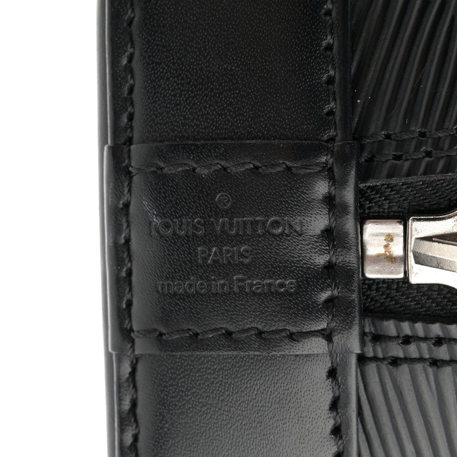 Louis Vuitton Epi Alma BB Black 6 of 13