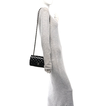 Chanel Patent Calfskin Quilted Mini Rectangular Flap Black 2 of 10