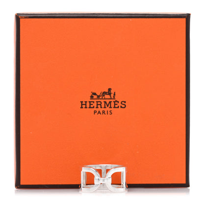 Hermes Sterling Silver MM Ever Chaine d'Ancre Ring 55 7.25 4 of 4