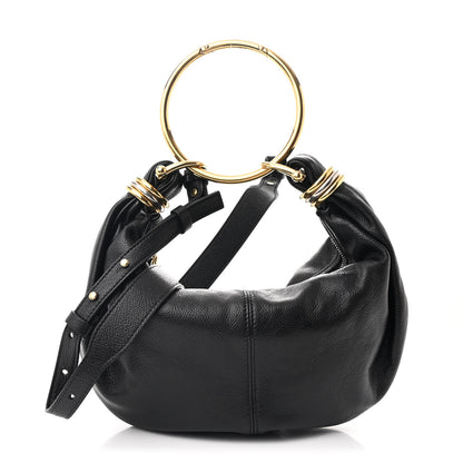 Chloe Grained Calfskin Small Bracelet Hobo Bag Black 1 of 10