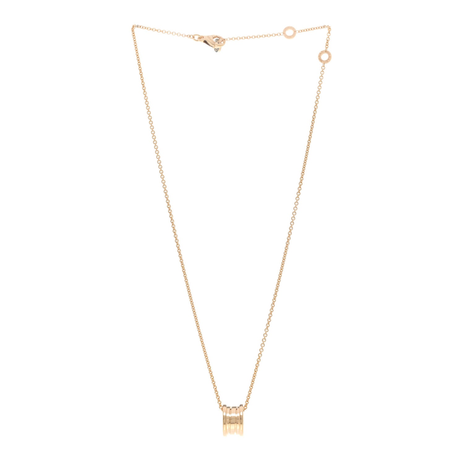 Bulgari 18K Yellow Gold B.Zero1 Pendant Necklace 3 of 5