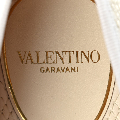 Valentino Garavani Nappa Quilted Bow Ballerina Flats 38.5 Ivory 8 of 10