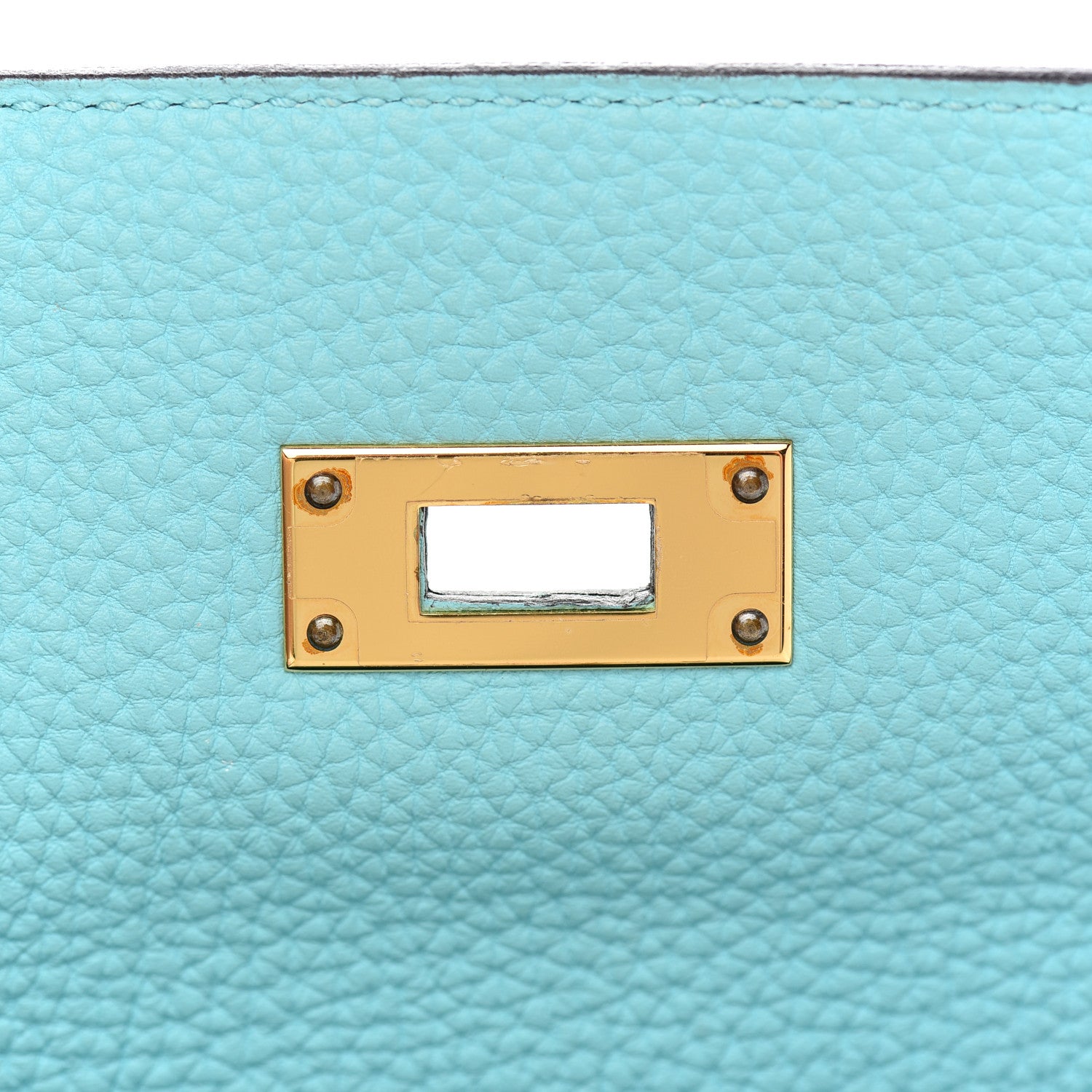 Hermes Togo Kelly Retourne 32 Bleu Atoll 23 of 40