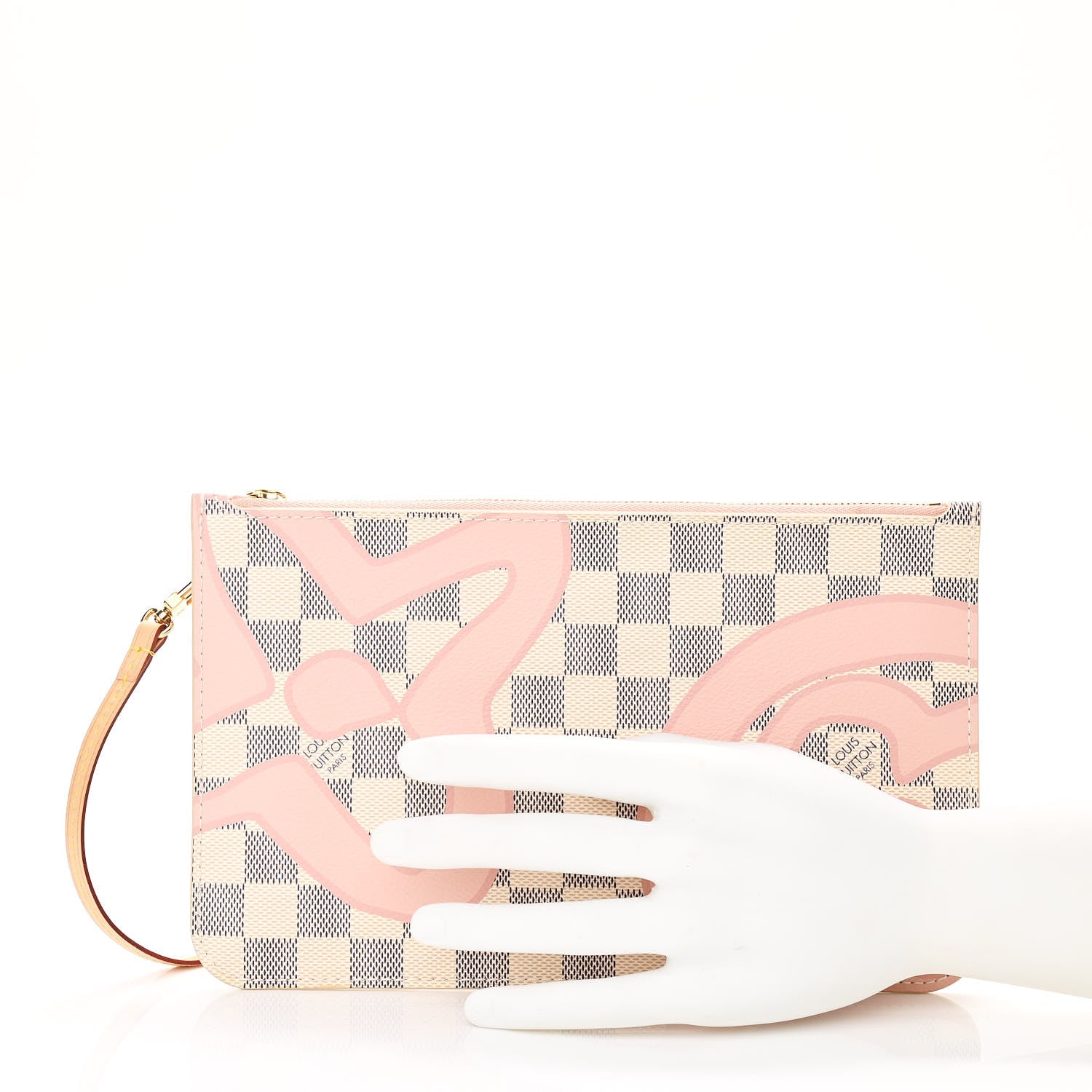 Louis Vuitton Damier Azur Tahitienne Neverfull MM GM Pochette 2 of 6