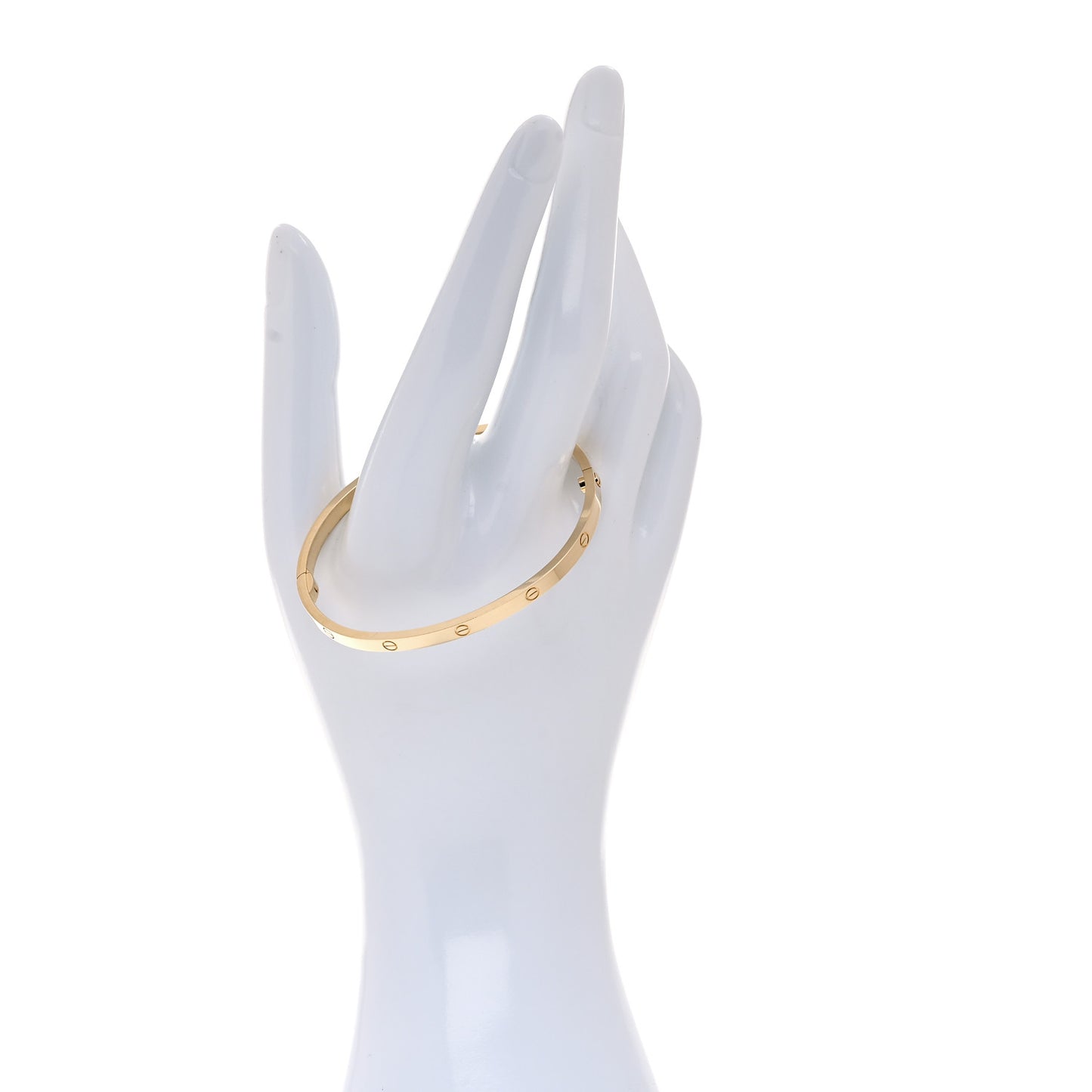 18K Yellow Gold Small LOVE Bracelet 17