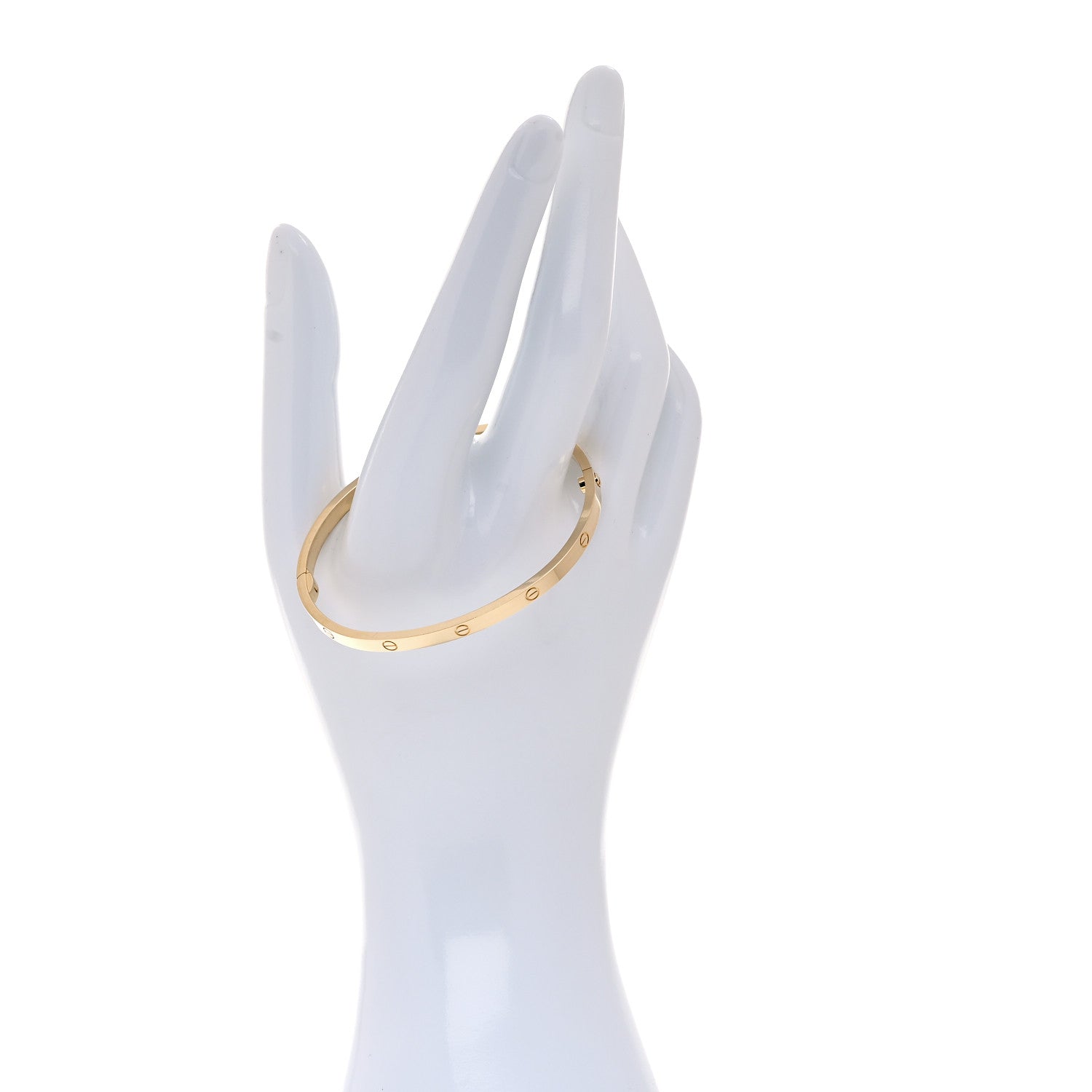 Cartier 18K Yellow Gold Small LOVE Bracelet 17 2 of 9