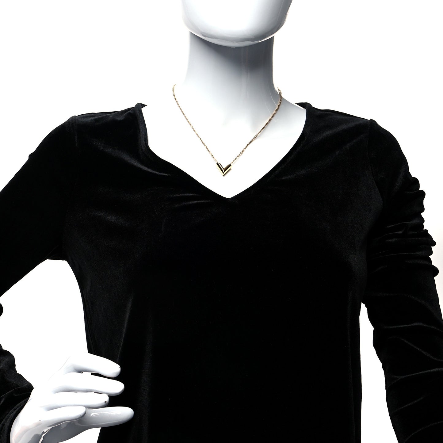 Essential V Necklace Gold