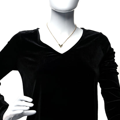 Louis Vuitton Essential V Necklace Gold 2 of 6